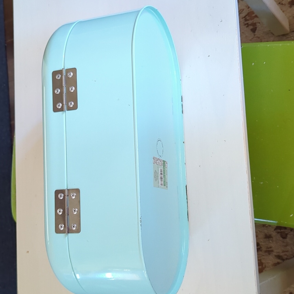 The Spring Shop Bread Chip Aqua Blue Storage Container - Picture 6 of 7